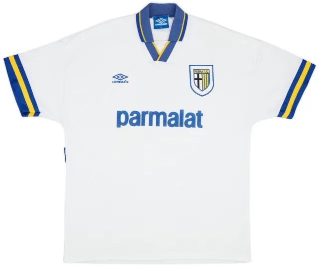 Umbro 1993-95 Parma Home Shirt #9 - 8/10 - (XL)
