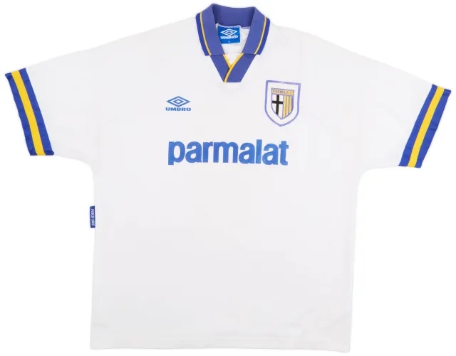 Umbro 1993-95 Parma Home Shirt - 6/10 - (XL)