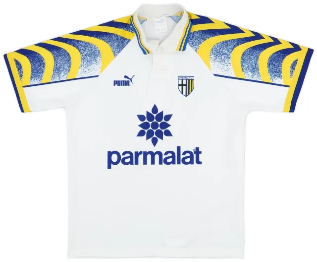 Puma 1995-97 Parma Home Shirt #4 - 5/10 - (S)