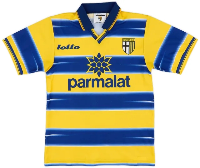 Lotto 1998-99 Parma Home Shirt - 7/10 - (XL.Boys)