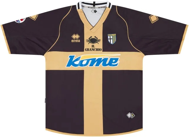 Errea 2007-08 Parma Match Issue Third Shirt Tombesi #16