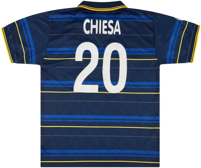 Lotto 1998-99 Parma Match Issue Third Shirt Chiesa #20