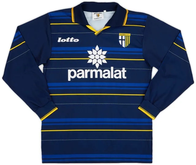Lotto 1998-99 Parma Third L/S Shirt #18 - 6/10 - (3XL.Boys)
