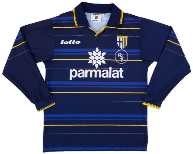 Lotto 1998-99 Parma Third L/S Shirt #10 - 8/10 - (S)