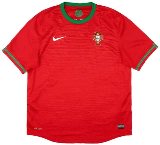 Nike 2012-13 Portugal Home Shirt - 6/10 - (XL)