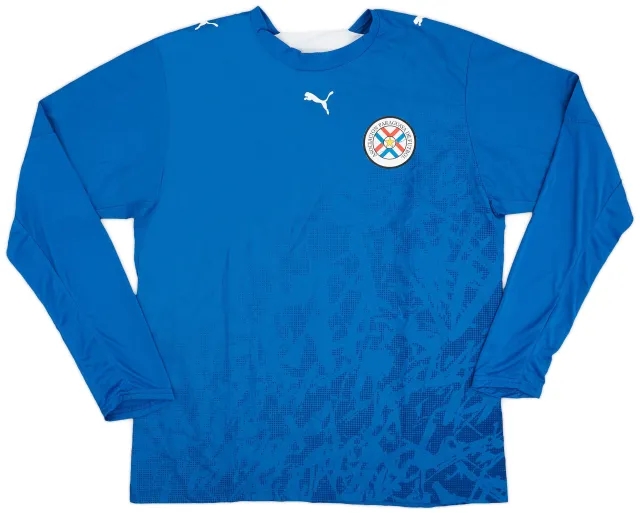 Puma 2006-07 Paraguay Away L/S Shirt - 4/10 - (L)