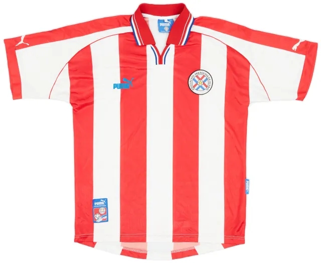 Puma 2000-02 Paraguay Home Shirt - 8/10 - (XL)