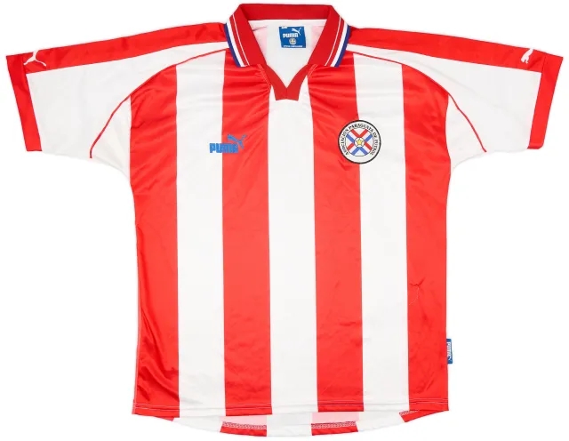 Puma 2000-02 Paraguay Home Shirt - 7/10 - (XL)