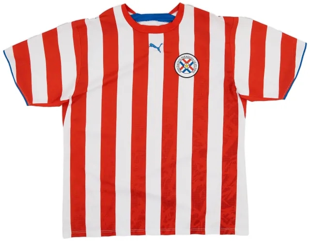 Puma 2006-07 Paraguay Home Shirt - 7/10 - (XL)