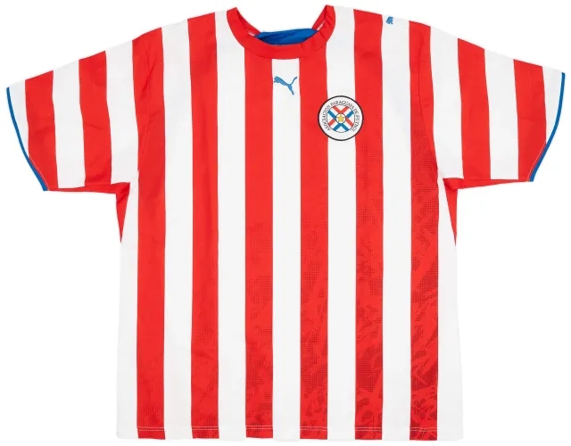 Puma 2006-07 Paraguay Home Shirt - 8/10 - (XL)