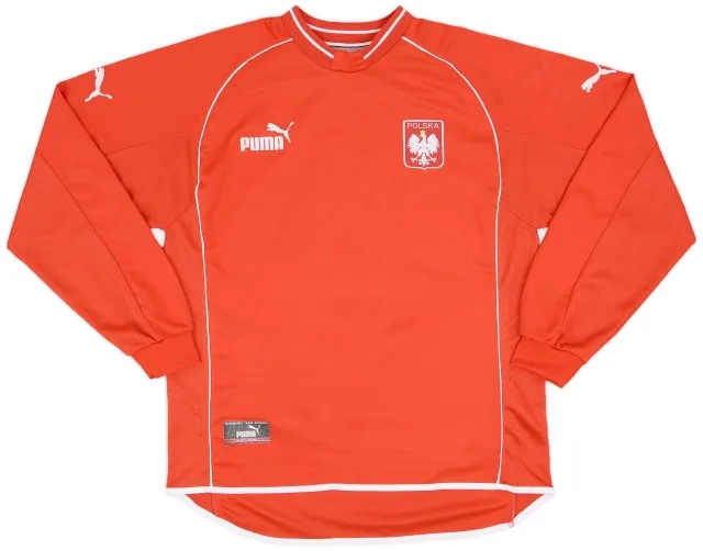 Puma 2001-02 Poland Away L/S Shirt - 8/10 - (M)