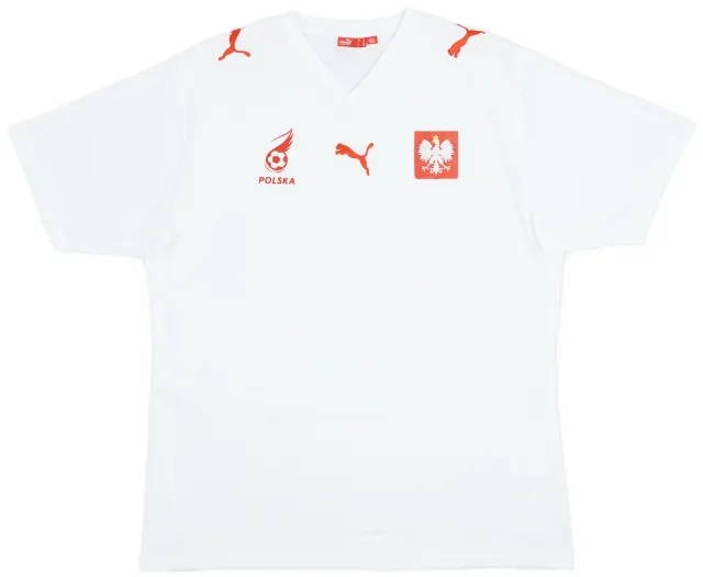 Puma 2008 Poland Home Shirt - 8/10 - (XL)