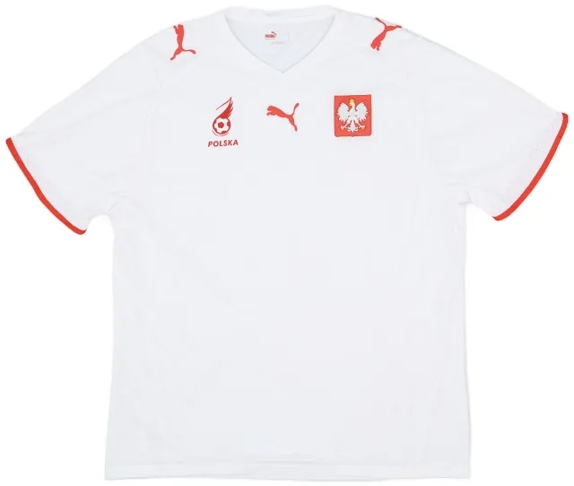 Puma 2008 Poland Home Shirt - 9/10 - (XXL)