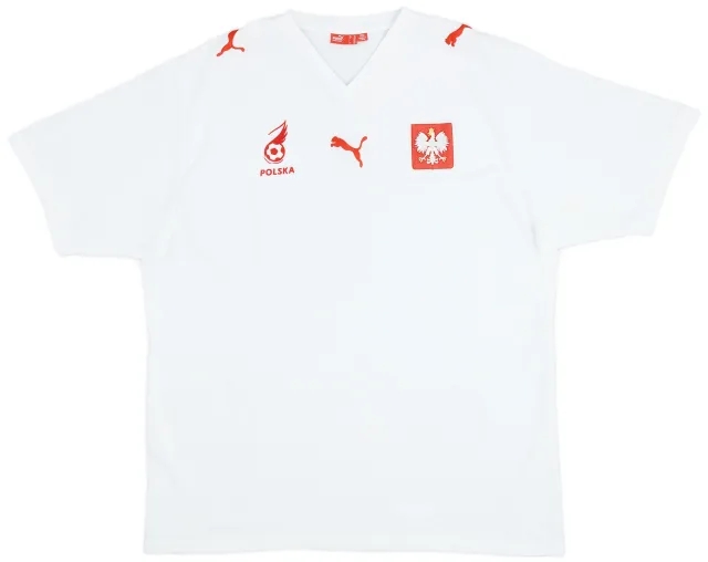 Puma 2008 Poland Home Shirt - 9/10 - (XXL)