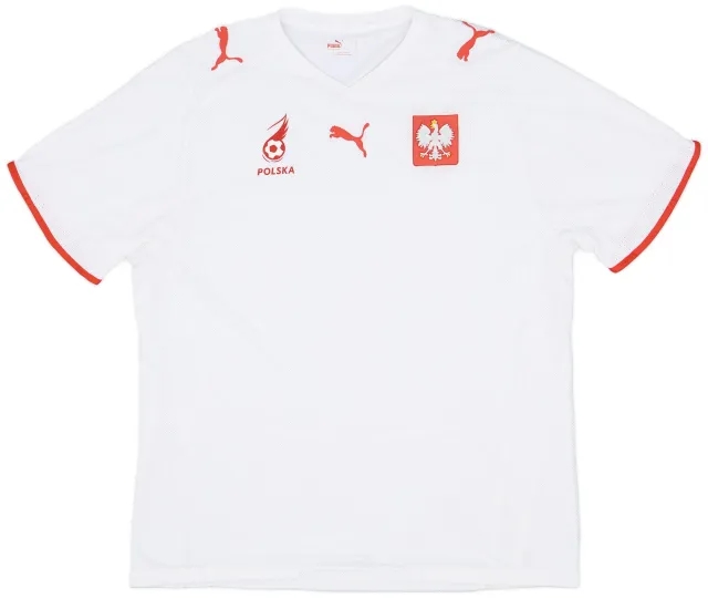 Puma 2008 Poland Home Shirt - 9/10 - (XL)