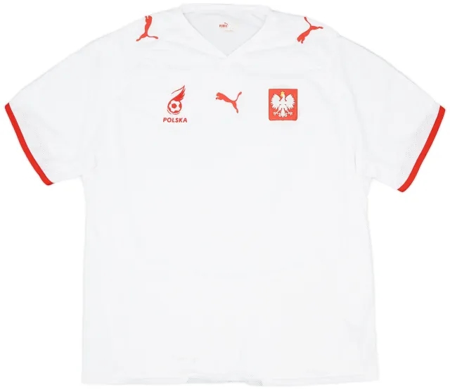 Puma 2008 Poland Home Shirt - 8/10 - (XXL)