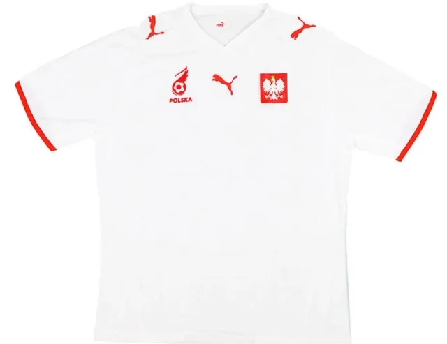 Puma 2008 Poland Home Shirt - 6/10 - (XL)