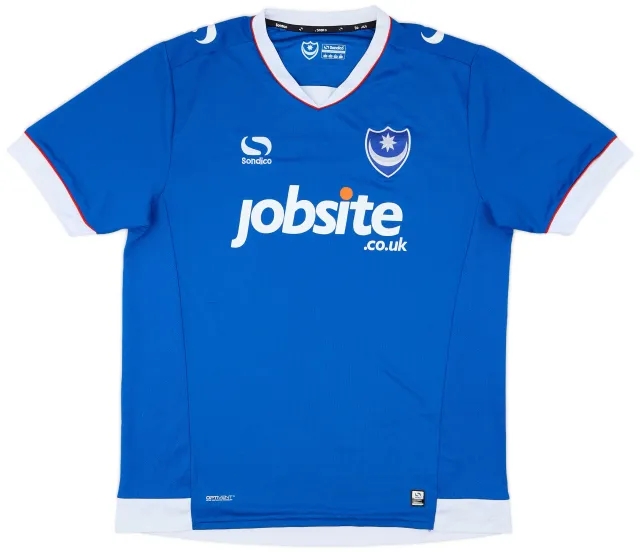 2016-17 Portsmouth Home Shirt - 7/10 - (L)