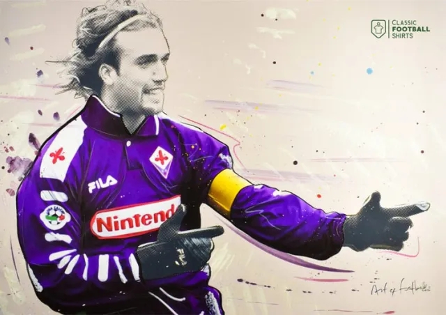 Accessories 1998-99 Fiorentina Batistuta CFS x AoF A3 Print/Poster