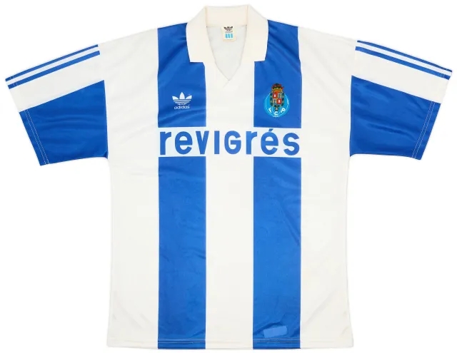 adidas 1988-90 Porto Home Shirt - 9/10 - (XL)