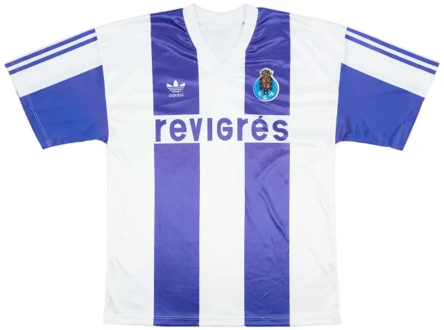 adidas 1990-92 Porto Home Shirt - 7/10 - (L)