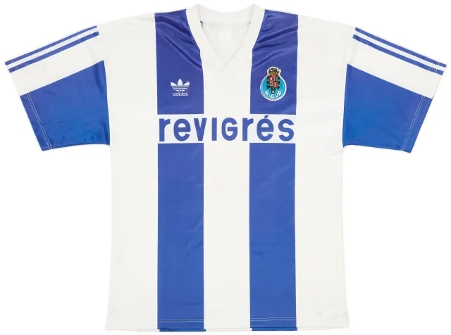 adidas 1990-92 Porto Home Shirt - 7/10 - (L)