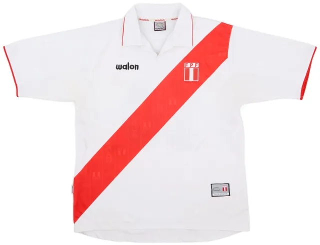 2002 Peru Home Shirt #10 - 5/10 - (XL)