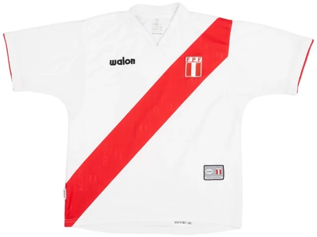 2004-06 Peru Home Shirt #14 - 8/10 - (M)