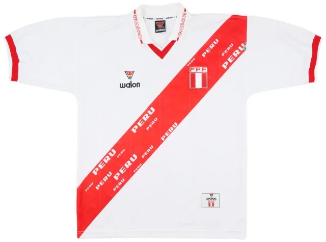 1999-00 Peru Home Shirt - 9/10 - (L)