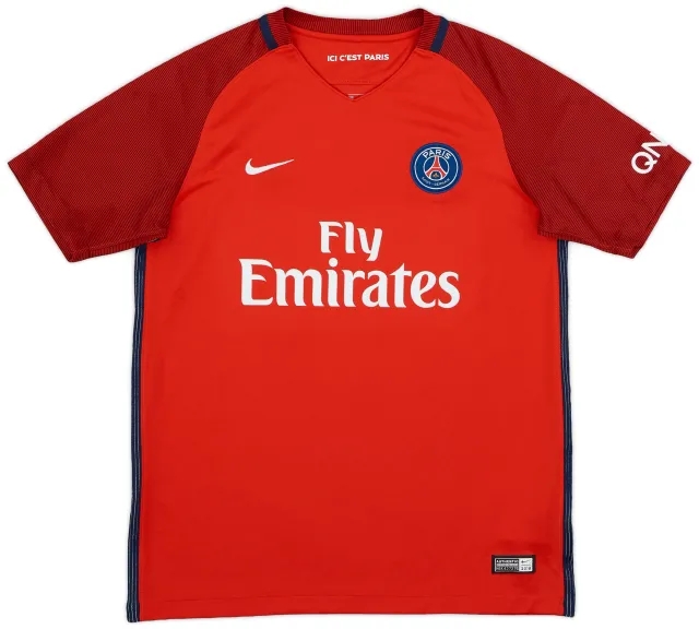 Nike 2016-17 Paris Saint-Germain Away Shirt - 9/10 - (XL.Boys)