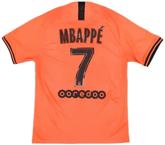 Nike 2019-20 Paris Saint-Germain Away Shirt Mbappe #7 - 8/10 - (M)