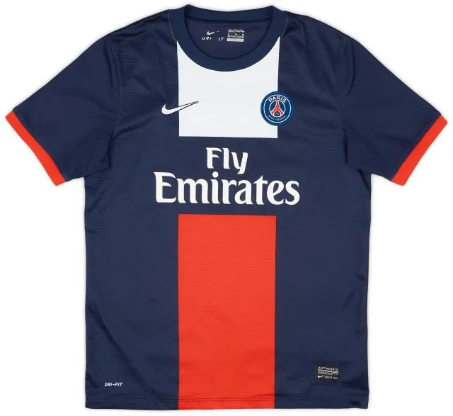 Nike 2013-14 Paris Saint-Germain Home Shirt - 8/10 - (XL.Boys)