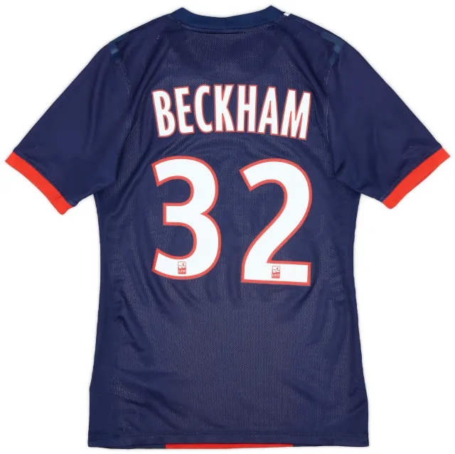Nike 2013-14 Paris Saint-Germain Player Issue Home Shirt Beckham #32 - 8/10 - (S)