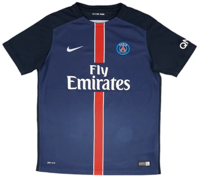 Nike 2015-16 Paris Saint-Germain Home Shirt - 8/10 - (XL.Boys)