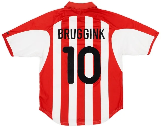 Nike 2000-02 PSV Home Shirt Bruggink #10 - 7/10 - (S)