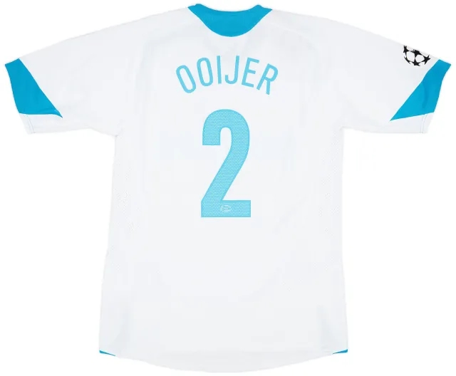 Nike 2005-06 PSV Match Issue Champions League Third Shirt Ooijer #2
