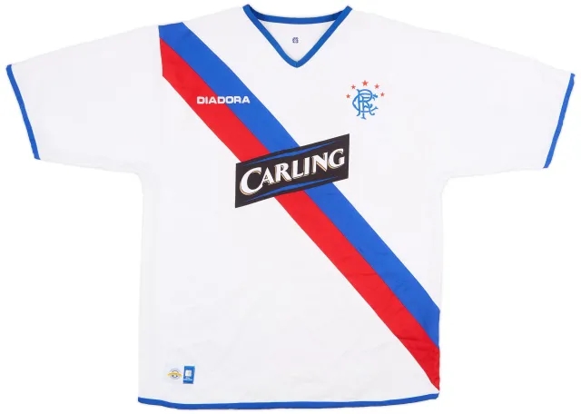 Diadora 2004-05 Rangers Away Shirt - 6/10 - (XL)