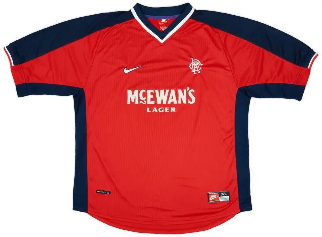 Nike 1998-99 Rangers Away Shirt - 9/10 - (XL)
