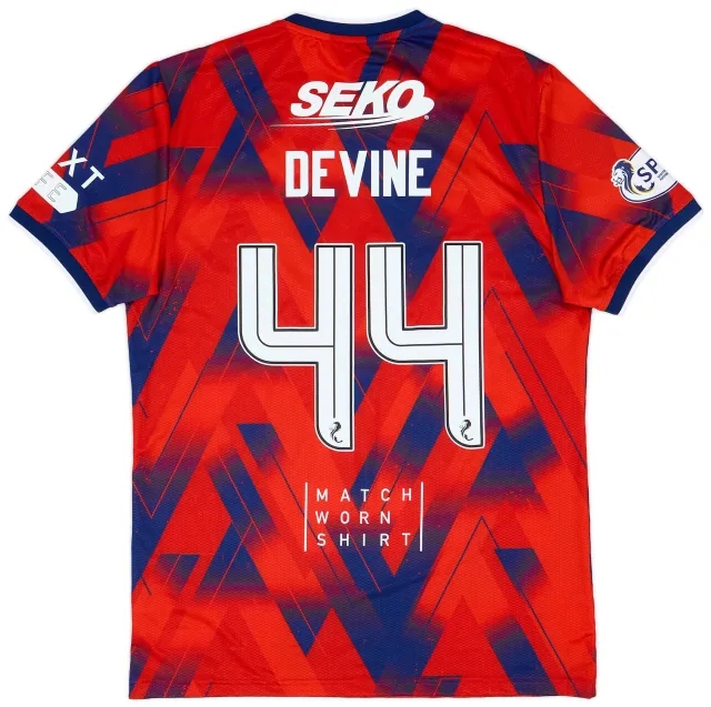 Castore 2023-24 Rangers Match Issue Fourth Shirt Devine #44