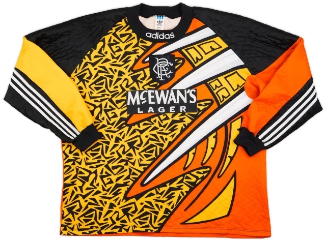 adidas 1995-96 Rangers GK Shirt #1 - 8/10 - (XXL)