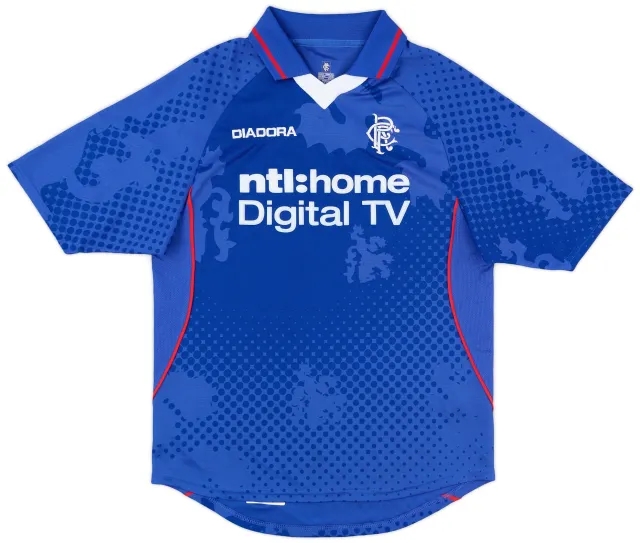 Diadora 2002-03 Rangers Home Shirt - 5/10 - (S)