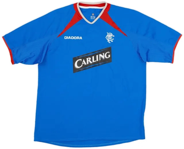 Diadora 2003-05 Rangers Home Shirt - 6/10 - (L)