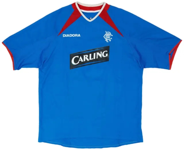 Diadora 2003-05 Rangers Home Shirt - 8/10 - (L)