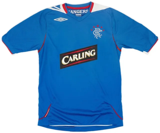Umbro 2006-07 Rangers Home Shirt - 5/10 - (S)