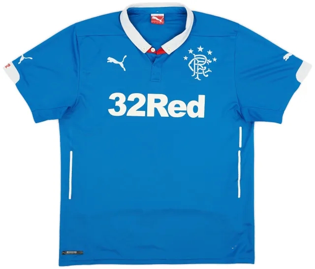 Puma 2014-15 Rangers Home Shirt - 6/10 - (L)