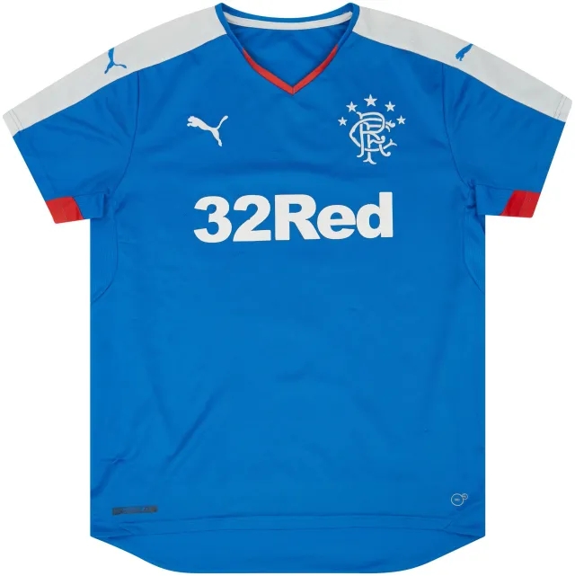 Puma 2015-16 Rangers Home Shirt - 5/10 - (L)