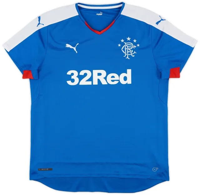 Puma 2015-16 Rangers Home Shirt - 6/10 - (XL)