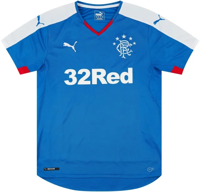 Puma 2015-16 Rangers Home Shirt - 8/10 - (M)