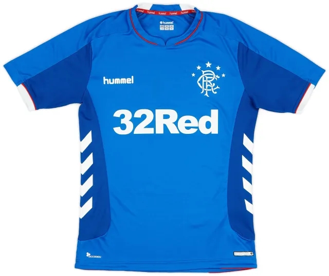 Hummel 2018-19 Rangers Home Shirt - 9/10 - (S)