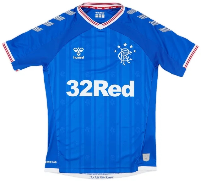Hummel 2019-20 Rangers Home Shirt - 9/10 - (S)